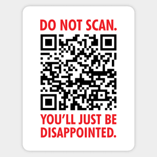 Do Not Scan: Disappointing QR Code Sticker